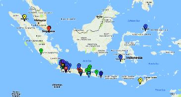Peta Lokasi Program Pascasarjana Magister Nomor